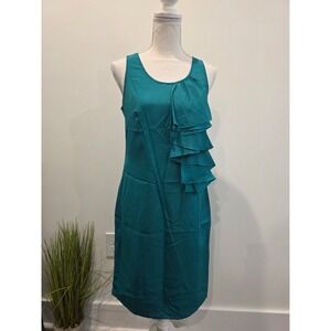 Merona 2010 Women's Size 4 Green Sleeveless Mini Summer Dress